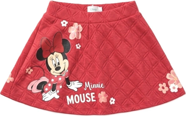 Falda infantil Minnie color frambuesa
