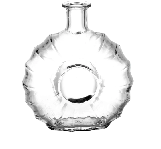 Botella de 500 ml con medallón y corcho de 21 mm