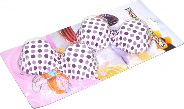 Capsulines de repostería de colores para muffins 4 cm, altura 2 cm – 100 uds