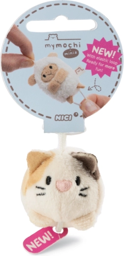 Colgante de peluche gatita Angy 5 cm NICI MyMochi Minis Loopies