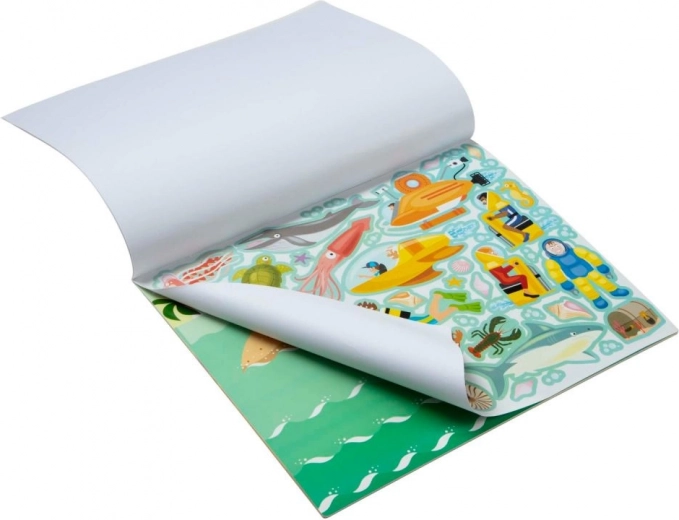 Pegatinas reutilizables para un juego interminable