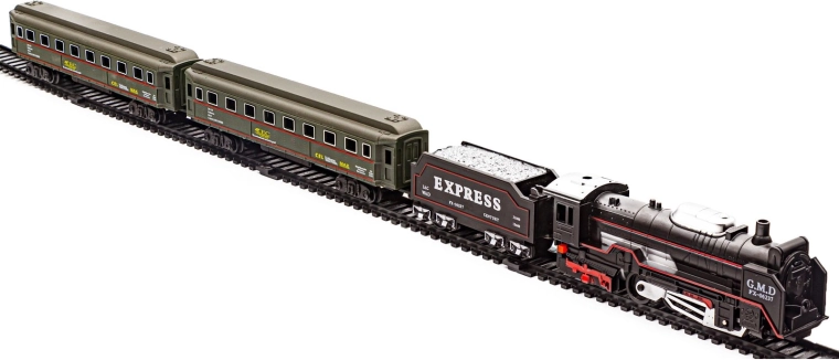 Set completo: locomotora + 3 vagones