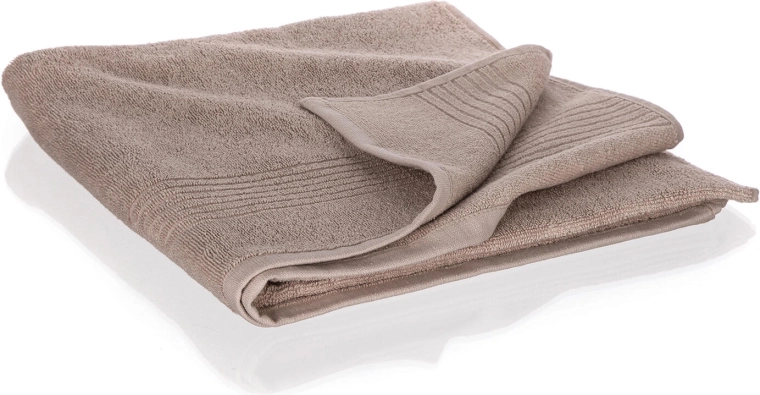toalla de baño Loris 70 × 140 cm marrón claro algodón 480 GSM