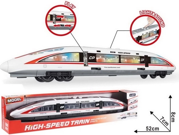 Tren infantil Hi-SPEED con luces y sonido