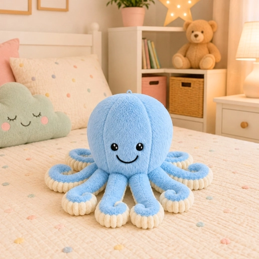 Pulpo grande también como decoración