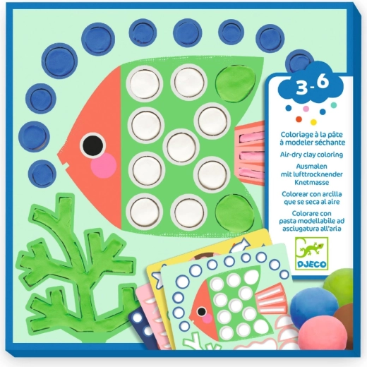 Djeco set con plastilina Mundo submarino