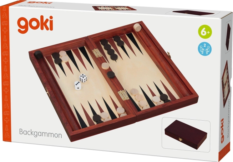 Backgammon clásico en versión de madera