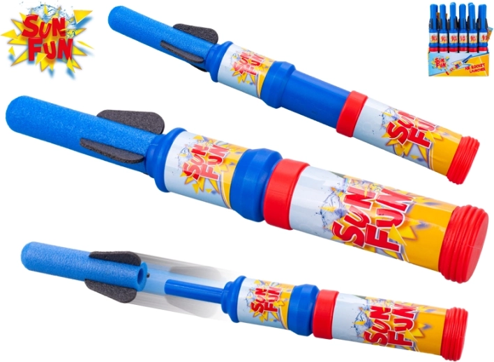 Sun Fun cohete de aire 35 cm – set de 18 uds