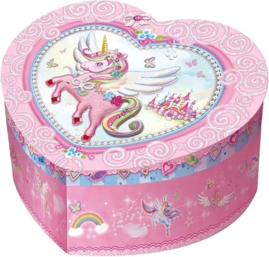 Motivo de cuento de hadas con unicornio