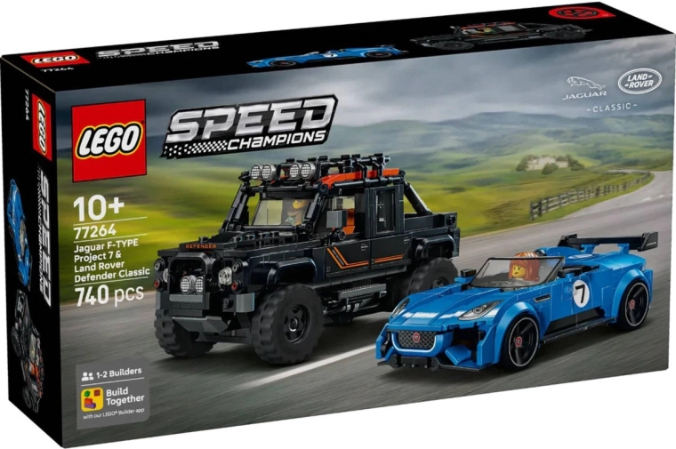 LEGO Speed Champions Jaguar Project 7 y Land Rover Defender