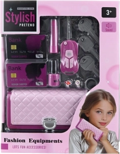 Set de belleza de viaje para niñas con bolso