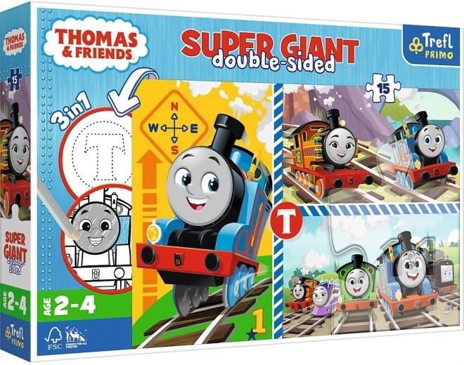 Puzzle gigante Tomás y sus amigos para niños