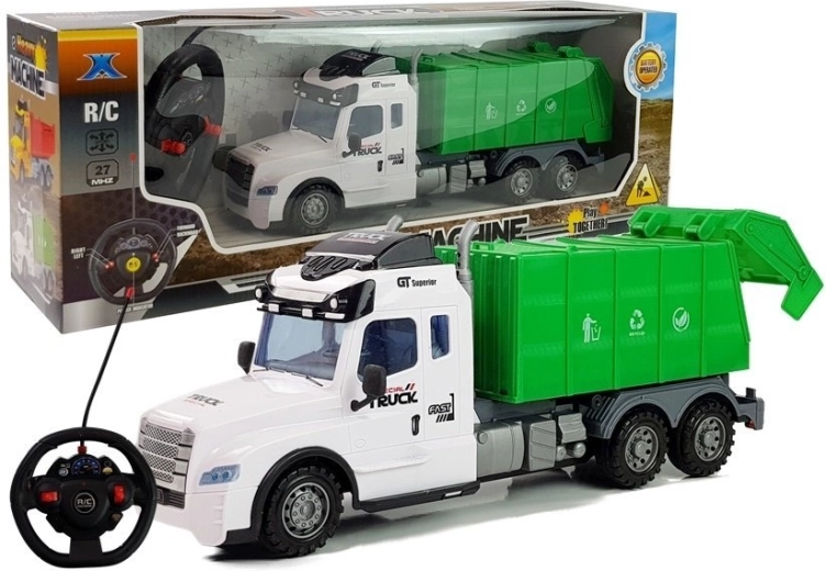 Coche de basura RC con control remoto