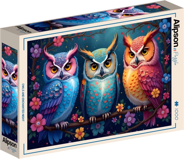 Alipson Puzzle Búhos y noche mágica 1000 piezas