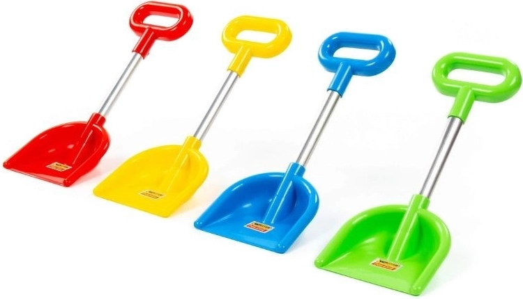 Pala infantil para arena con mango de aluminio