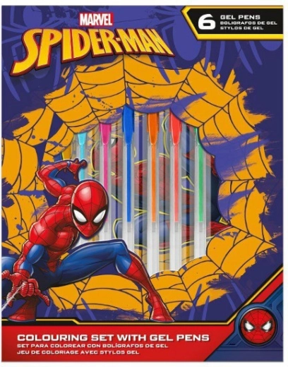 Set creativo MARVEL SPIDER-MAN – cuaderno y bolígrafos de gel