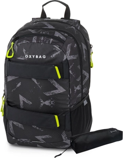 Mochila escolar para estudiantes con estuche OXYBAG Oxy Sport Abstract, 24 l