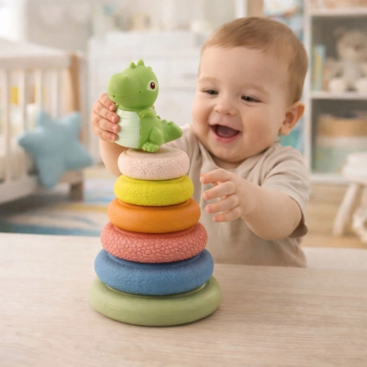 Dinosaurio interactivo con silbato