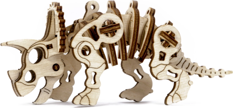 Puzle 3D de madera WOODEN CITY Triceratops