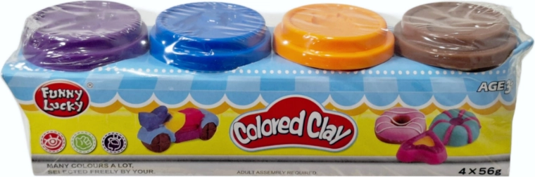 Plastilina suave 4 colores con aroma afrutado SWEDE