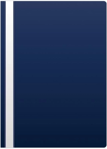Carpeta de presentación A4 de PP azul oscuro