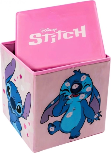 Taburete con espacio de almacenamiento Lilo y Stitch