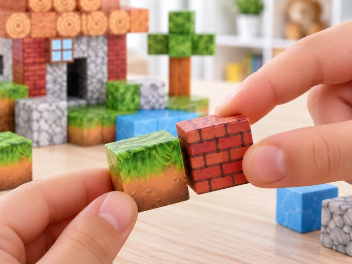 Conexión magnética para una construcción rápida