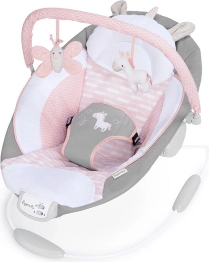 Ingenuity hamaca vibratoria con melodías Flora the Unicorn
