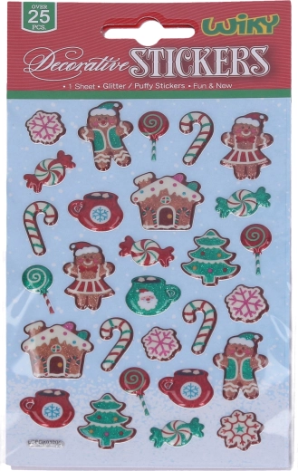 Pegatinas 3D Navidad 19 × 10,5 cm – Navidad