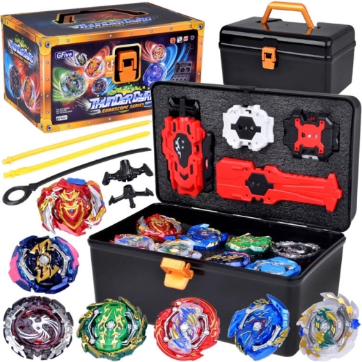 Set grande con lanzador y ocho discos