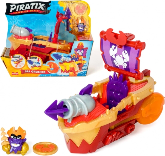 Barco pirata Sea Crusher Piratix Adventure World