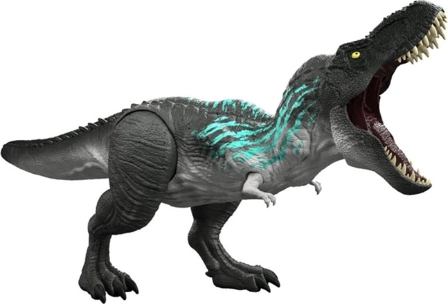 Jurassic World T‑Rex rugiente con efectos