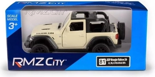 Modelo de coche RMZ Jeep Wrangler Rubicon 2021 convertible