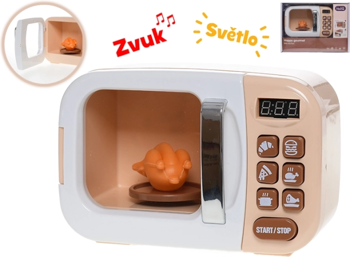 Microondas infantil con luces y sonidos realistas