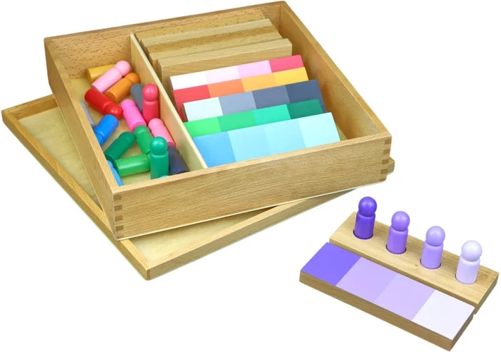 Moyo Montessori sombreado de colores – figuras y tablillas