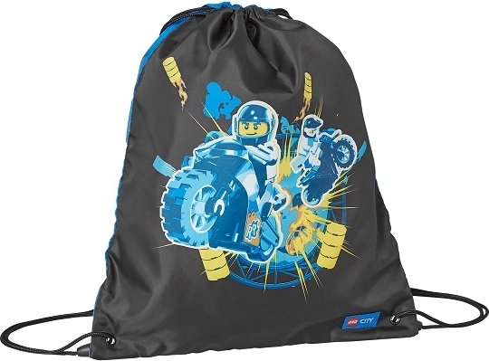LEGO City bolsa deportiva de cuerdas para zapatillas y tiempo libre