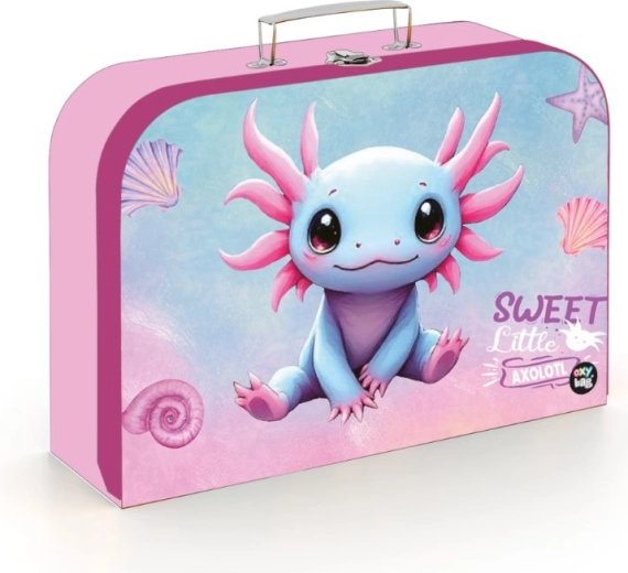 Maletín infantil laminado Axolotl 34 cm