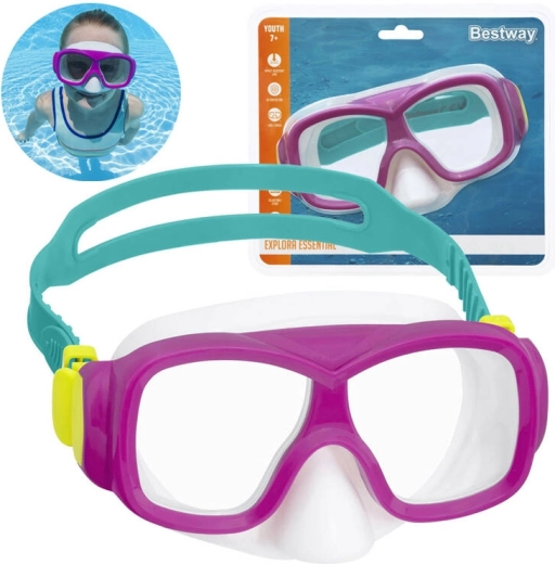 Máscara infantil Bestway Aquanaut para natación y snorkel