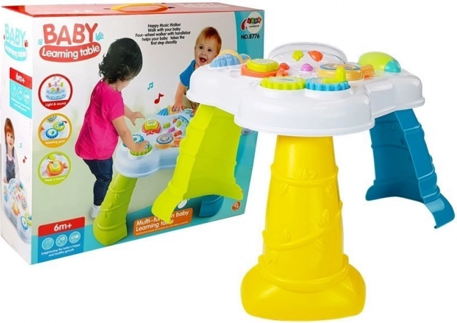 Mesa educativa para bebés con efectos musicales