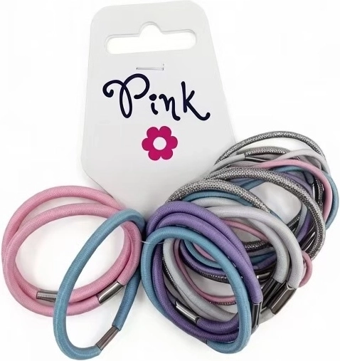 PINK set de gomas para el pelo 20 uds