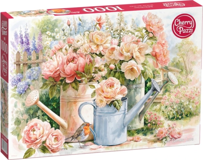 CHERRY PAZZI puzzle Amor delicado en el jardín, 1000 piezas