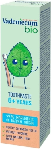 Pasta dental infantil Vademecum Bio Mint 6+ con menta 50 ml