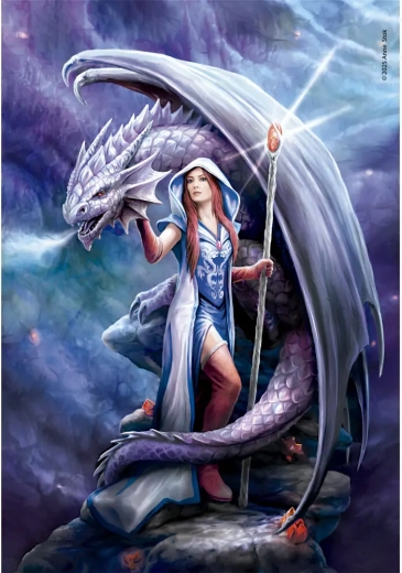Clementoni Puzzle Hechicera de Dragones 1000 Piezas