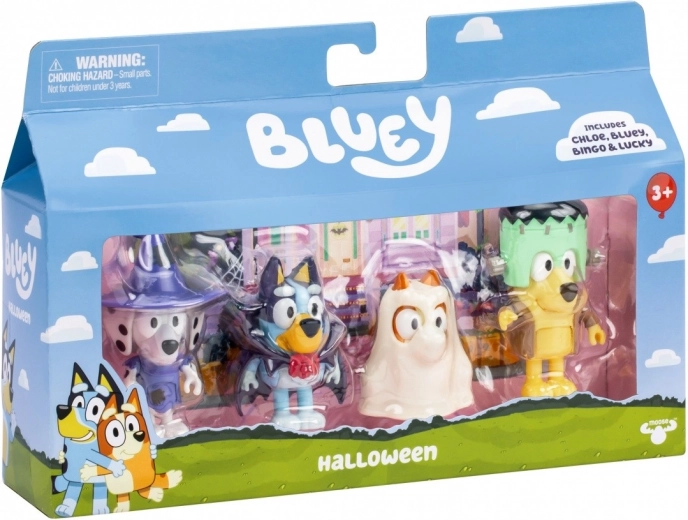 Figuras Bluey - Baile de Disfraces pack de 4