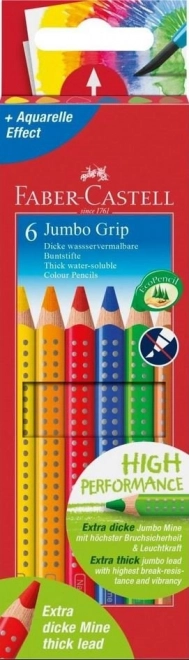 Faber-Castell Lápices de colores Jumbo Grip 6 uds