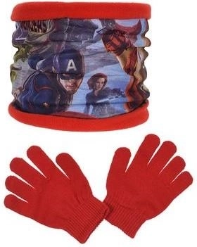 Cuello y guantes Avengers - 1 unidad
