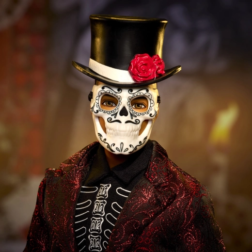 Llamativo motivo de calavera