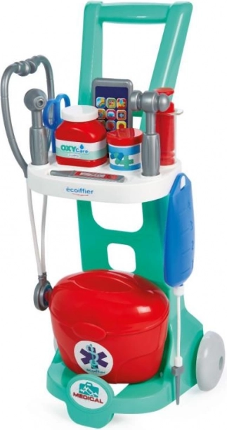 Carrito médico infantil con accesorios