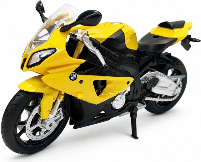 MSZ modelo de motocicleta BMW S1000 RR amarillo 1:12 - 1 unidad