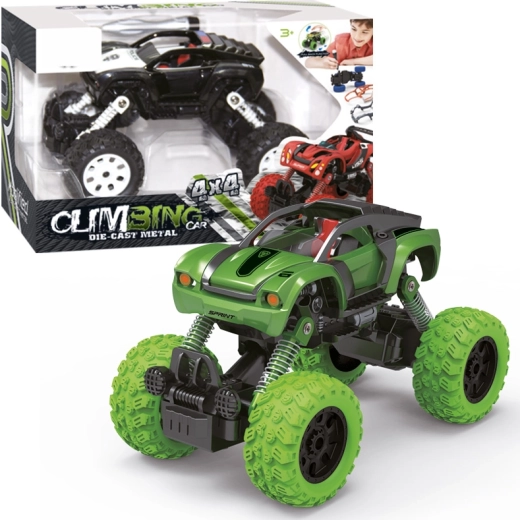 Coche desmontable 1:32 4WD con mecanismo de cuerda Pull Back